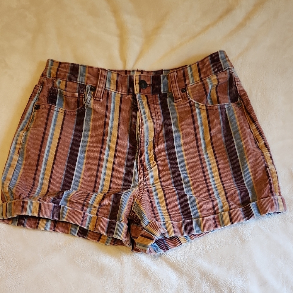Striped Multicolor Women's Shorts